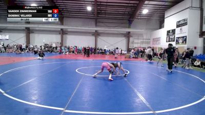 84 lbs Rr Rnd 1 - Vander Zimmerman, Triumph - MSB vs Dominic Velardi, Ruthless - MSB