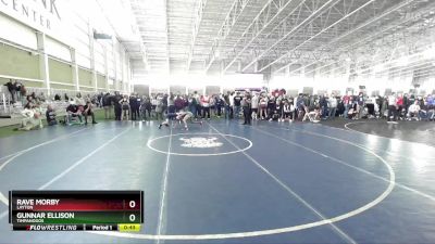 98 lbs Cons. Round 2 - Gunnar Ellison, Timpanogos vs Rave Morby, Layton