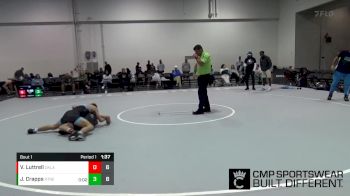 126 lbs Finals (2 Team) - Jake Crapps, Roundtree vs Vince Luttrell, Oklahoma Black Ops
