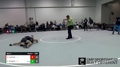 126 lbs Finals (2 Team) - Jake Crapps, Roundtree vs Vince Luttrell, Oklahoma Black Ops