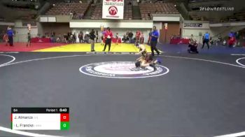 84 lbs Cons. Semi - Leo Francke, Los Angeles Wrestling Academy vs Julian Almanza, California