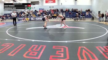 165 lbs Cons. Round 1 - Zach Thomas, Ottawa University vs Anderson Tate, Oklahoma Wesleyan
