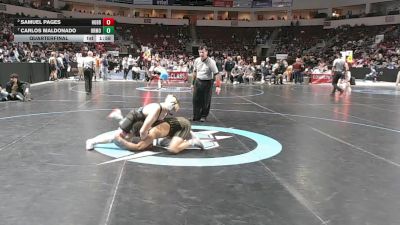 5A 175 lbs Quarterfinal - Carlos Maldonado, Organ Mountain vs Samuel Pages, Hobbs