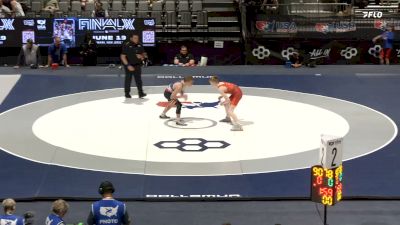 51 kg Champ. Rd Of 32 - Cohen Reer, Burnett Trained Wrestling vs Reid Harris, Sanderson Wrestling Academy