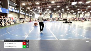 138 lbs Rr Rnd 2 - WILL SAKOUTIS, Elite NJ HSB Black vs Ashton Romberger, Yeti: Special Forces