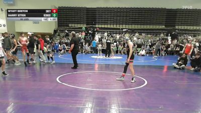 85 lbs Rr Rnd 7 - Wyatt Breton, Smitty's Barn - MSC vs Harry Etter, RedNose Wrestling School - MSC