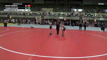 60 lbs Cons. Semi - McCoy Heinrich, American Outlaws Wrestling vs Corbin Ritscher, Big Game Wrestling Club