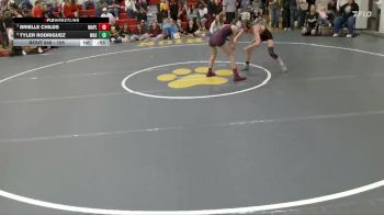 105 lbs Cons. Semi - Brielle Childs, Maple Mountain vs Tyler Rodriguez, Wasatch