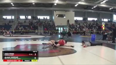 184 lbs Quarterfinal - Jack Ryan, Oneonta State vs Quinn Haddad, The College Of New Jersey