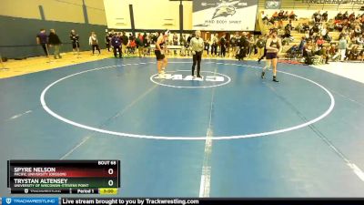 184 lbs Champ. Round 1 - Trystan Altensey, University Of Wisconsin-Stevens Point vs Spyre Nelson, Pacific University (Oregon)