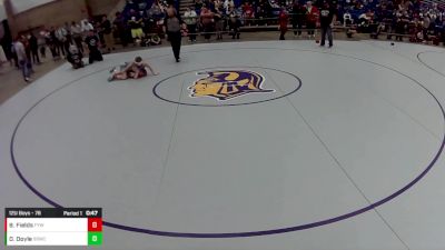 12U Boys - 78 lbs Cons. Round 1 - Beau Fields, Falcon Youth Wrestling vs Declan Doyle, South Side Wrestling Club