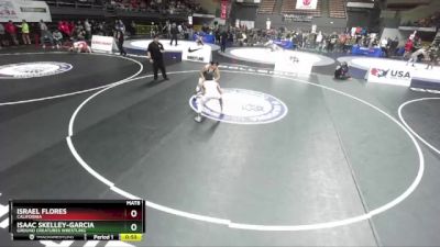 126 lbs Cons. Round 1 - Isaac Skelley-Garcia, Ground Creatures Wrestling vs Israel Flores, California