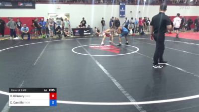 57 kg Consi Of 8 #2 - Vincent Kilkeary, Ohio Regional Training Center vs Christian Castillo, Thorobred Wrestling Club