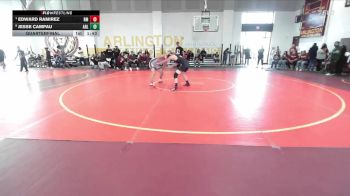 132 lbs Quarterfinal - Edward Ramirez, Rancho Mirage vs Jesse Campau, Arlington