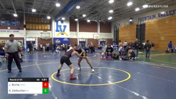 138 lbs Prelims - Josh Burtle, Downey vs Arshag Dadourian, Royal