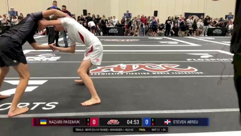 Nazarii Paseniuk vs Steven Abreu 2025 ADCC Orlando Open/Youth Trials