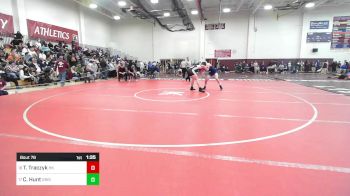 190 lbs Round Of 32 - Tyler Traczyk, Haddam-Killingworth vs Carson Hunt, Griswold/Wheeler