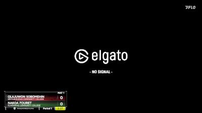 174 lbs 1st Place Match - Nakoa Fouret, Clackamas Community College vs Olajuwon Sobomehin, UN Clackamas Community College