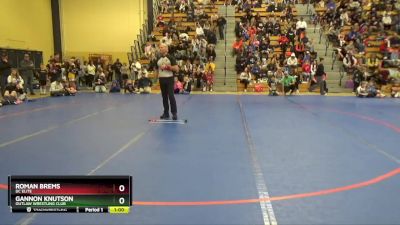 60 lbs Champ. Round 1 - Gannon Knutson, Outlaw Wrestling Club vs Roman Brems, DC Elite