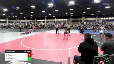 88 lbs Consi Of 8 #2 - Bella Reyes, Scotsmen WC vs Yaneli Castelan, Coalinga Roughneck Wrestling