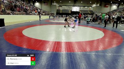 120 lbs Consi Of 8 #2 - Cooper Plemons, Morris Fitness Wrestling Club vs Kooper Karr, Bremen Takedown Club