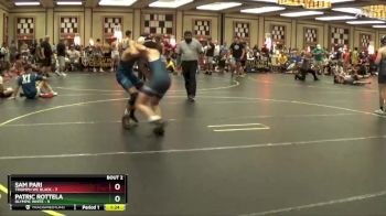 138 lbs Round 1 (4 Team) - Sam Pari, Triumph WC Black vs Patric Rottela, Olympic White