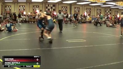 138 lbs Round 1 (4 Team) - Sam Pari, Triumph WC Black vs Patric Rottela, Olympic White