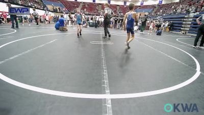 64 lbs Rr Rnd 5 - Colten Sumrall, Harrah Little League Wrestling vs Aden Kelly, Division Bell Wrestling