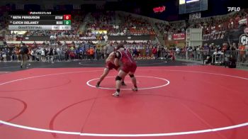 215 lbs Quarterfinal - Catch DeLaney, McPherson Hs vs Seth Ferguson, Ottawa Hs