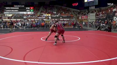 215 lbs Quarterfinal - Catch DeLaney, McPherson Hs vs Seth Ferguson, Ottawa Hs