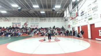 105 lbs Champ. Round 3 - Caydence Aagard, Buhl vs Lizzy Dinicola, Payette