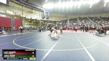 Girls 190 lbs Quarterfinal - Lucy Gilbert, Othello (Girls) vs Sofia Tovar, Grandview (Girls)