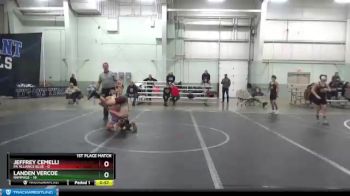 88 lbs Finals (2 Team) - Jeffrey Cemelli, PA Alliance Blue vs Landen Vercoe, Rampage