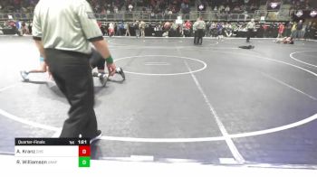163 lbs Quarterfinal - Aidan Kranz, Canton, SD vs Rehabiah Williamson, Unaffiliated-KS