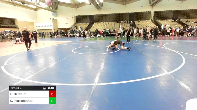 128-H lbs Consi Of 16 #2 - Dylan Hersh, Hopewell vs Charlie Piccione ...