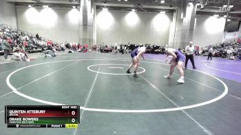 175 lbs 5th Place Match - Drake Bowers, Christian Brothers vs Quinten Attebury, Belton