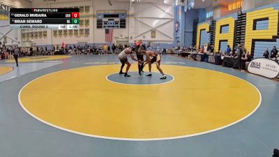 190 lbs Cons. Round 2 - Brian Seward, Milford Senior vs Gerald Mubaira, Conrad School Of Science