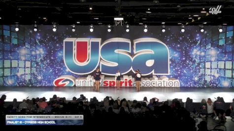 Finalist #1 - Cypress High School [2026 Varsity Song/Pom Intermediate -- Medium (8-11) Day 5] 2026 USA Spirit Nationals & Collegiate Championships