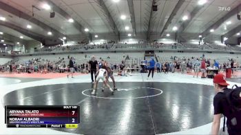 62-67 lbs Round 4 - Aryana Talato, Jackson County Wrestling vs Norah Albadri, Greater Heights Wrestling