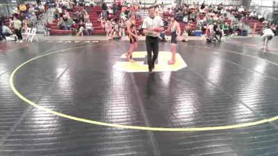 120 lbs Round 5 (8 Team) - Gunner Copeland, Burns/Pine Bluffs vs Vaden Skorgand, Skyview