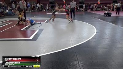 PW-11 lbs Quarterfinal - Emmett Schmitz, KWC vs Lincoln Weber, Indee Mat Club