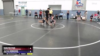 112 lbs Cons. Round 2 - Alyvia Nerbonne, North Pole Wrestling Club vs Raelynn Page, Baranof Bruins Wrestling Club