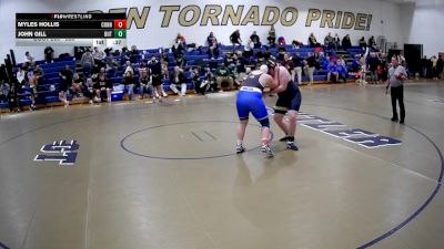 285 lbs Cons. Semi - John Gill, Butler vs Myles Hollis, Connellsville