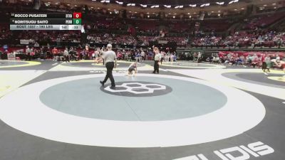 190 lbs Cons. Quarters - Rocco Pusateri, St. Xavier vs Noritsugu Saito, Perrysburg