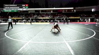 125 lbs Semifinal - Isaac Ronquillo, Jamestown vs Lucas VanNostrand, Apprentice