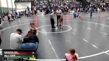 44-49 lbs Quarterfinal - Bella Zoerb, Warrior Wrestling Academy vs Samantha Ham, WWC Predator Wrestling