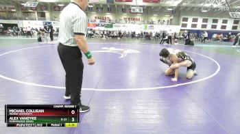 174 lbs Champ. Round 1 - Michael Colligan, Midway University vs Alex Vandyke, Morningside (Iowa)
