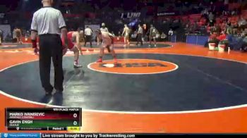 3A 220 lbs 5th Place Match - Marko Ivanisevic, Hinsdale (Central) vs Gavin Engh, DeKalb