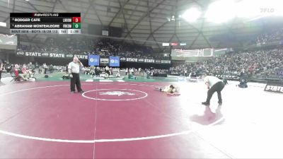 Boys 1B/2B 113 1st Place Match - Abraham Montealegre, Forks vs Rodger Cate, Lake Roosevelt