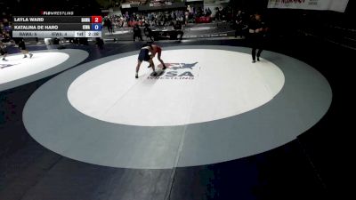 115 lbs Layla Ward, BAWA-Bay Area Wrestling Association vs Katalina De Haro, IEWA - Inland Empire Wrestling Association